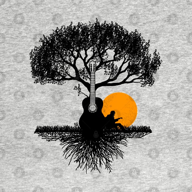 Music  tree silhouette by ploxd